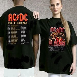 Acdc Up Tour Shirt, Acdc 2024 Tour Shirt, Acdc Rock Tour Tee 2 Sided
